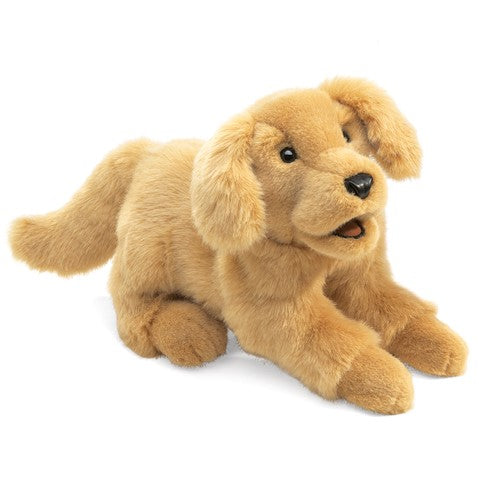 Folkmanis Golden Retriever Puppy Hand Puppet