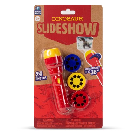 Club Earth Flashlight Projector Dinosaur Slide Show