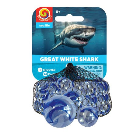 Play Visions Mega Marbles Great White Shark Game (25 Pcs)
