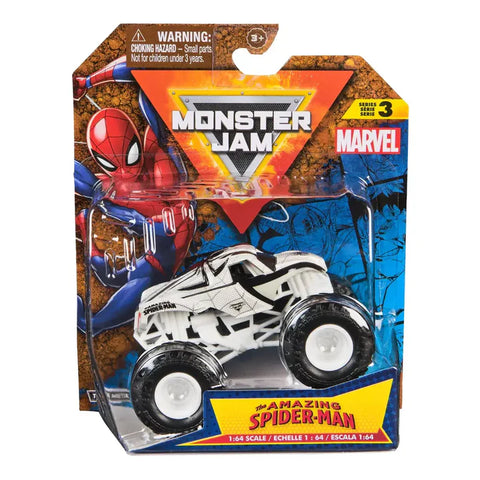 Monster Jam Official 1:64 Marvel Toy Vehicle Monster Truck