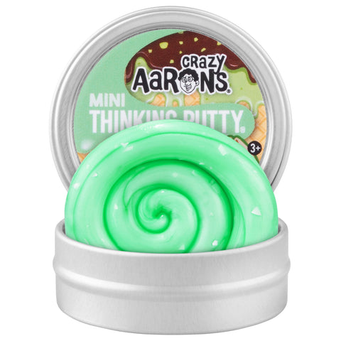 Crazy Aaron's Mini Pistachio - 2" Thinking Putty Tin