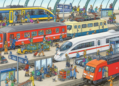 Ravensburger Railway Station 60 Pc Puzzle