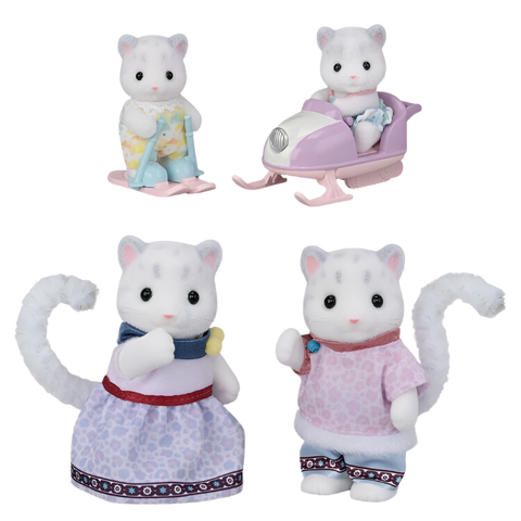 Calico Critters Snow Leopard Family