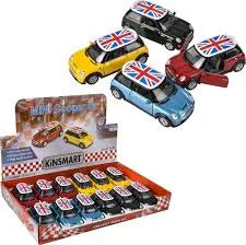 5" Mini Cooper S British Flag Diecast Model Toy