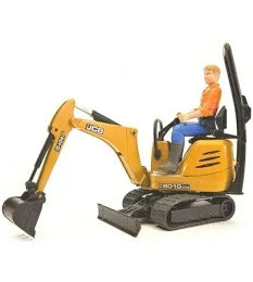 Bruder 62002 JCB Micro Excavator 8010 CTS w/ Worker