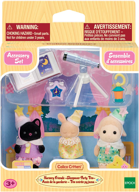 Calico Critters Nursery Friends Sleepover Party Trio