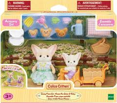 Calico Critters Sunny Picnic Set - Fennec Fox Sister and Baby