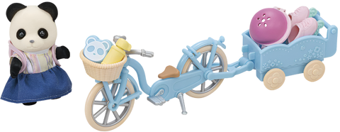 Calico Critters Cycle & Skate Set Panda Girl