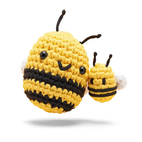The Woobles Mommy & Me Cornelius the Bee Combo Crochet Kit