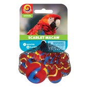 Play Visions Mega Marbles Scarlet Macaw Game (25 Pcs)