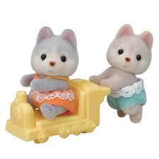 Calico Critters Husky Twins